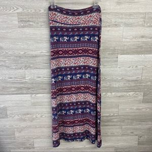 Daily Specials Bohemian Gypsy Elephant Maxi skirt
